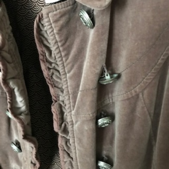 SOLD Anthropologie -Idra Brown Edwardian Coat - Picture 3 of 5